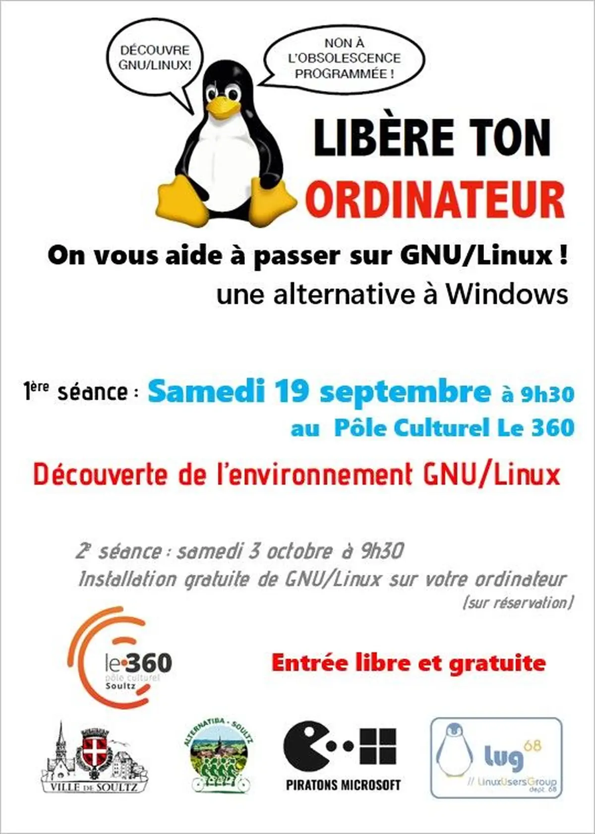 Découverte de l'environnement GNU/Linux
