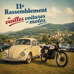 11e Rassemblement de vieilles voitures et motos à Breitenbach 