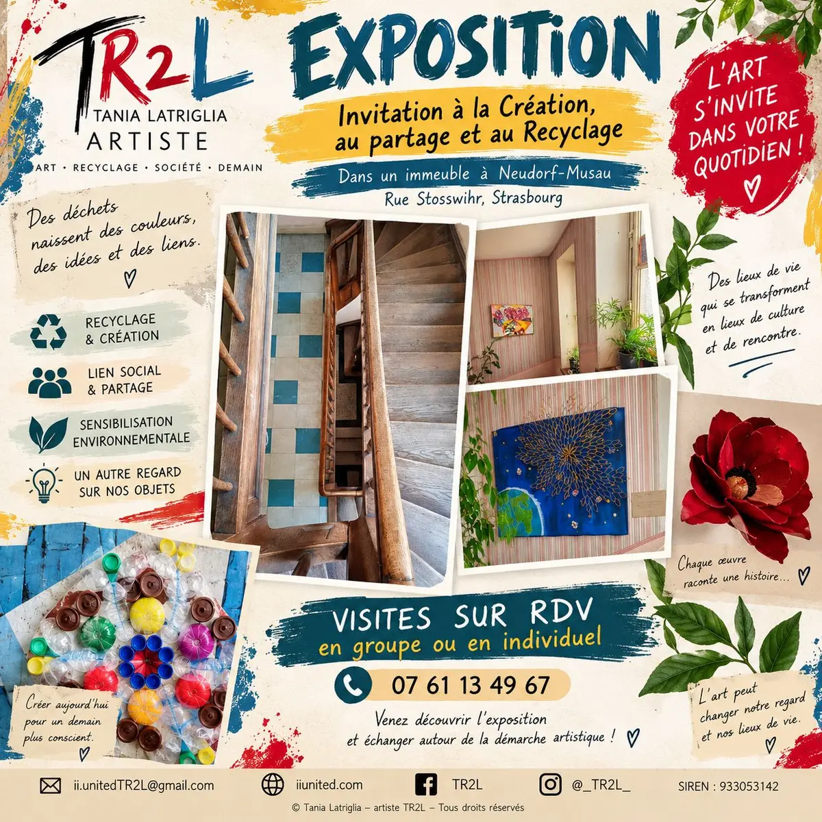 Invitation à la création, au partage et au recyclage – Exposition TR2L