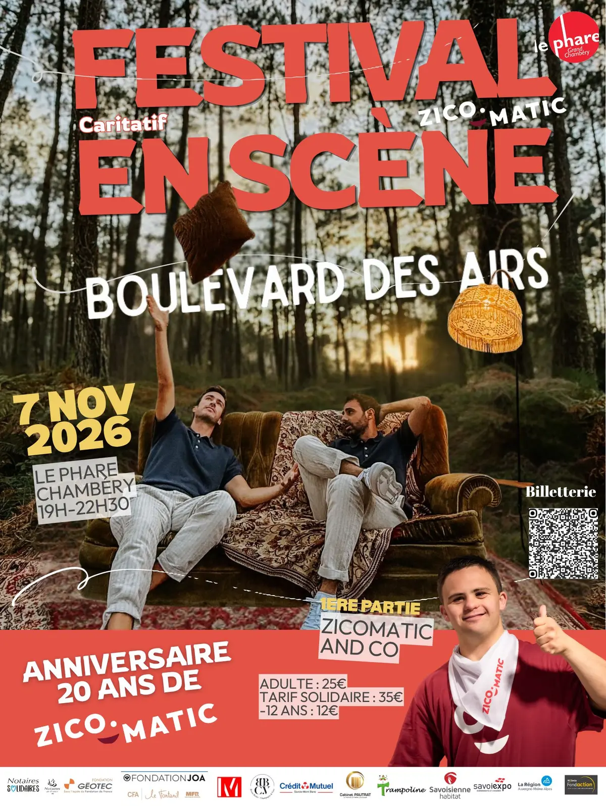 Festival en scène pour Zicomatic avec Boulevard des Airs