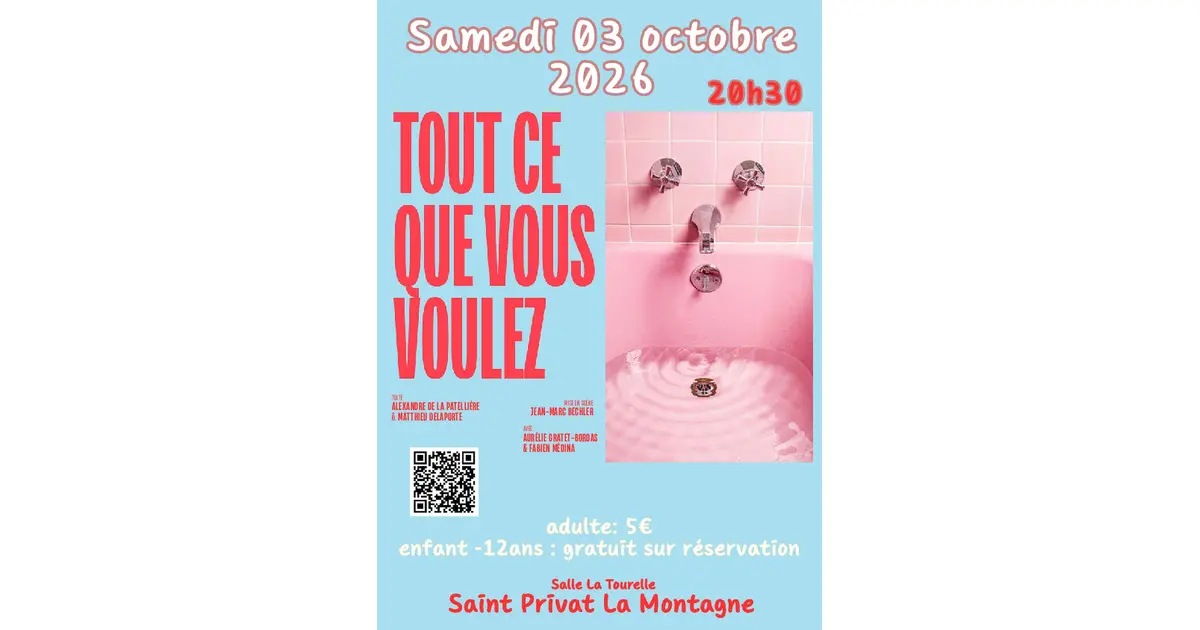 Tout ce que vous voulez