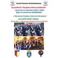 Concert de bienfaisance au profit de Pompiers Alsace Solidarité