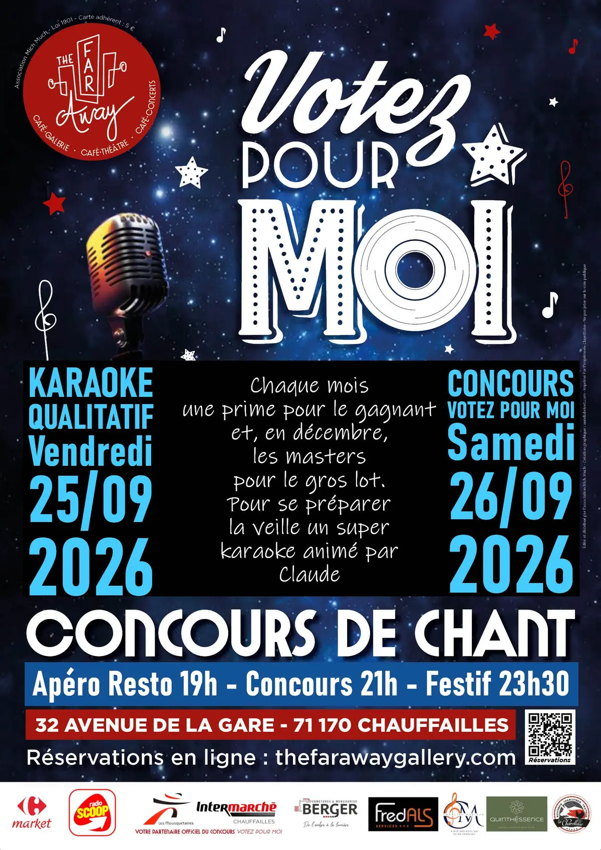 Karaoké qualitatif / Backstage de Votez pour moi