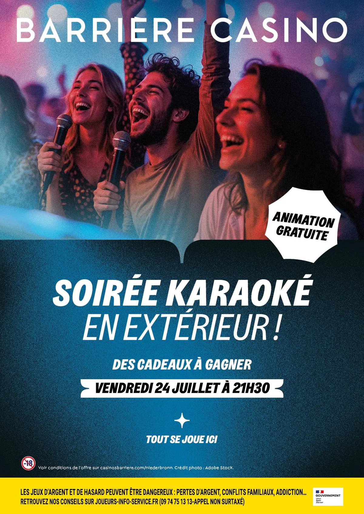 Soirée Karaoké au Casino Barrière Niederbronn-les-Bains