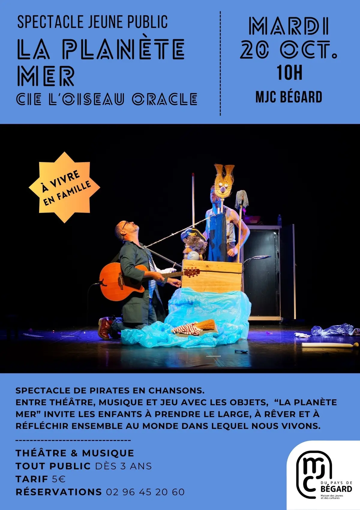 Spectacle jeune public La PLanète Mer
