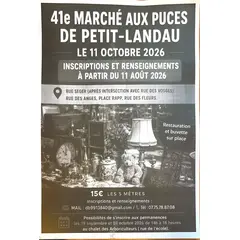 41 eme  marchè aux puces de Petit -Landau