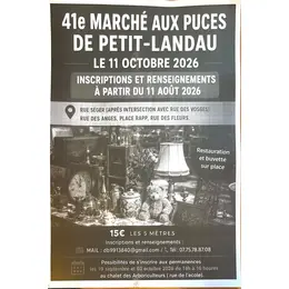 41 eme  marchè aux puces de Petit -Landau
