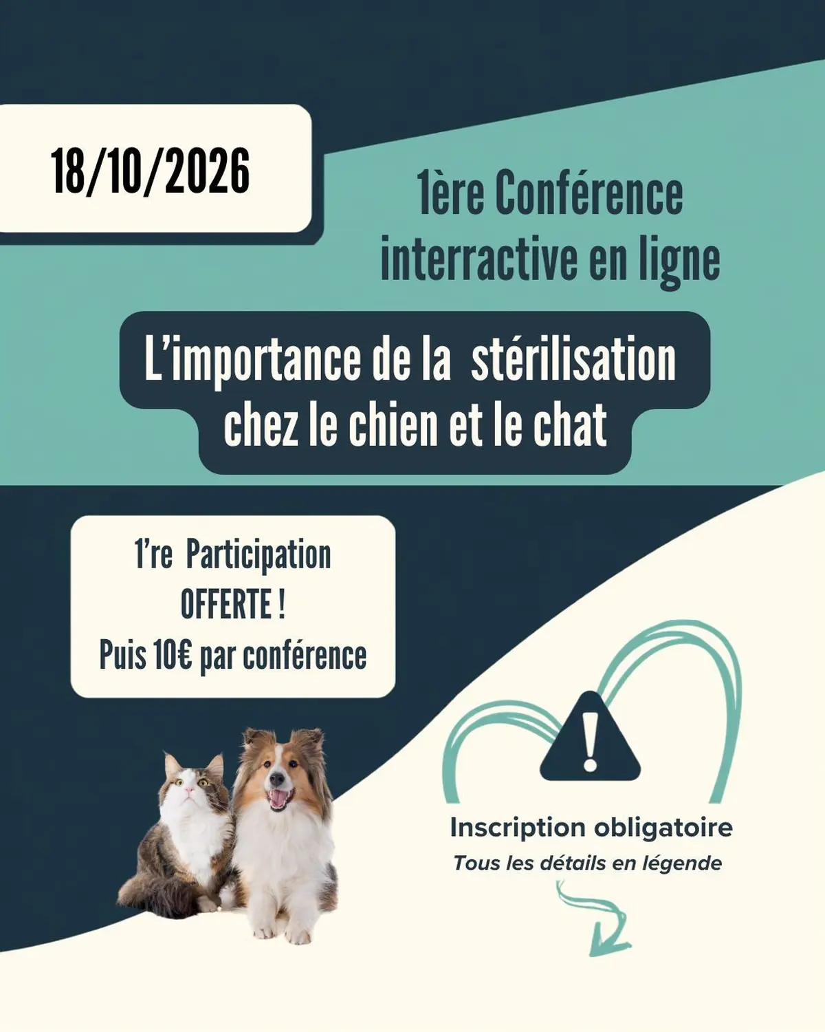 Conférence 1 - L'importance de la stérilisation chez le chien et le chat