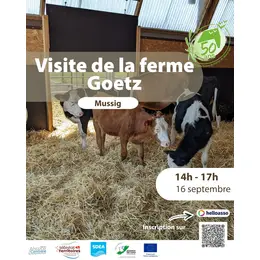 Visite de la ferme Goetz
