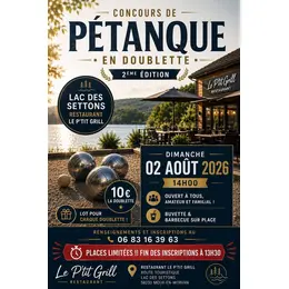 Le P'tit Grill Lac des Settons - Concours de Pétanque – 2ᵉ édition !