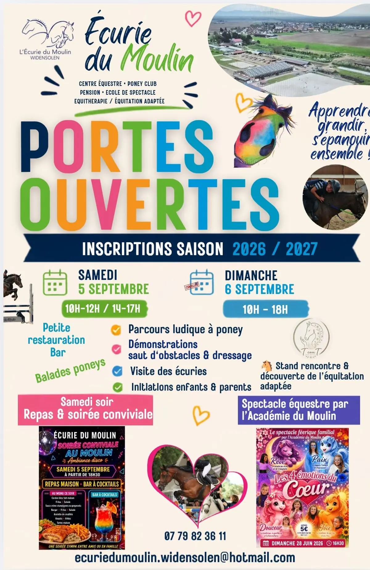 Portes ouvertes Ecurie du Moulin Widensolen