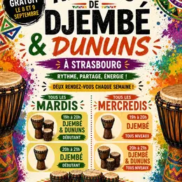 Atelier de djembé & dununs débutant 