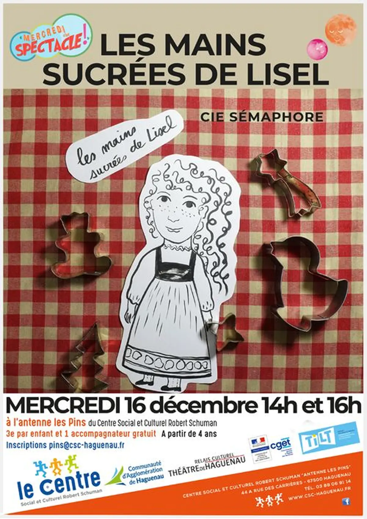 Spectacle de Noël : Les mains sucrées de Lisel