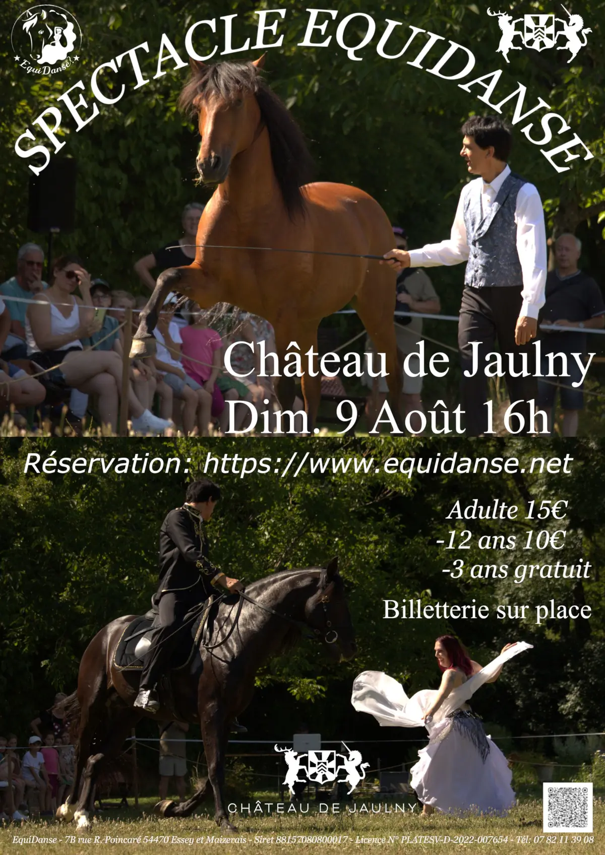 Spectacle EquiDanse au Château de Jaulny