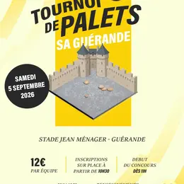 Tournoi de Palet à Guérande - organisé par la SAG - 05 septembre 2026