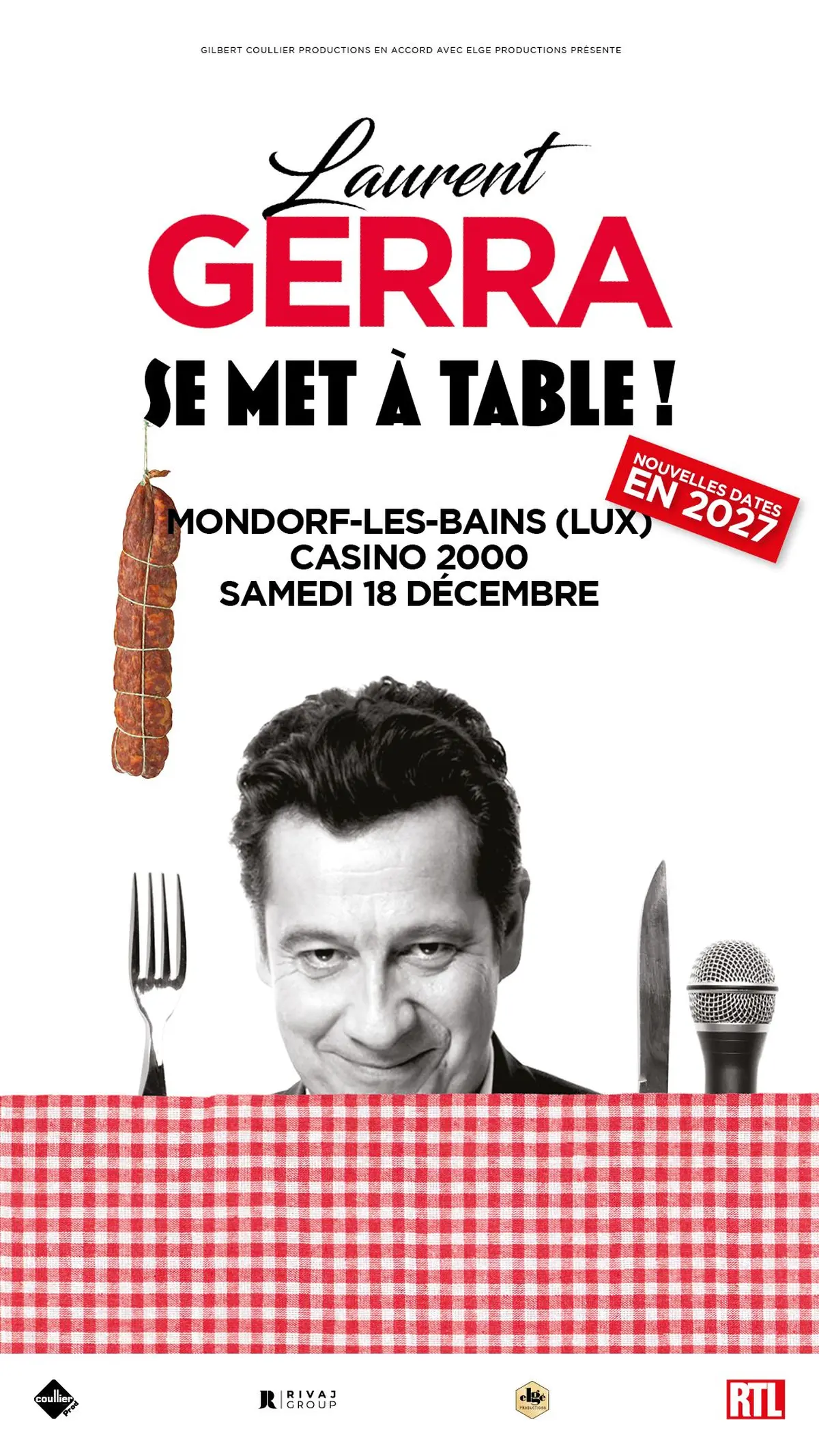Laurent Gerra Se met à table