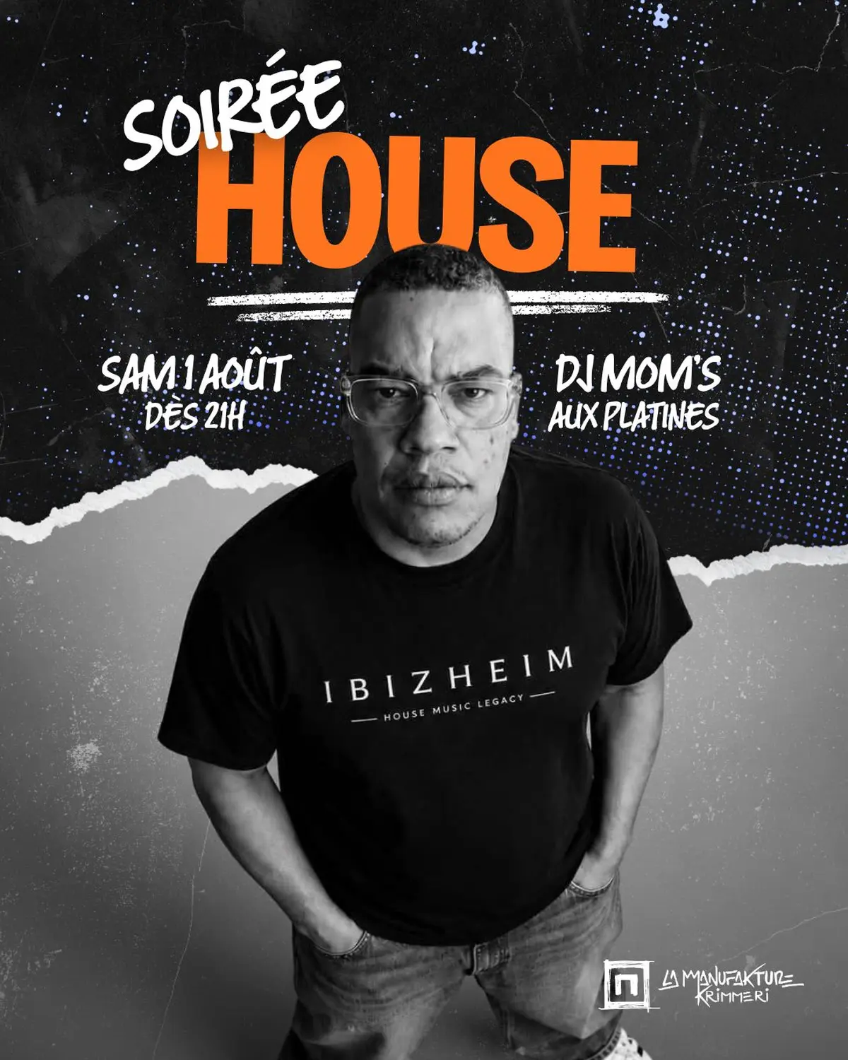Soirée House à La Manufakture Krimmeri !