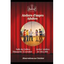 Théâtre d’Improvisation – Atelier Découverte - Adultes