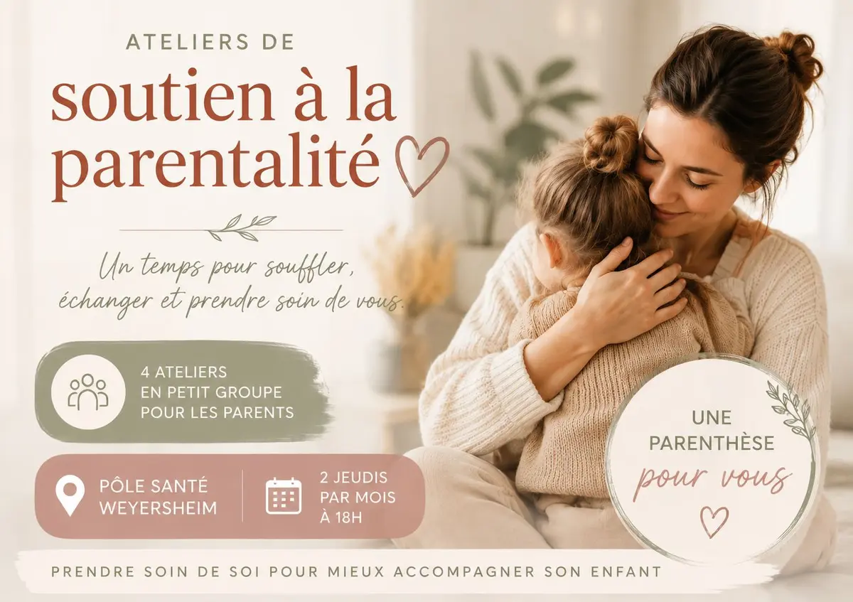 Soutien à la parentalité - cycle de 4 ateliers