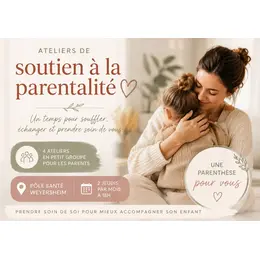 Soutien à la parentalité - cycle de 4 ateliers