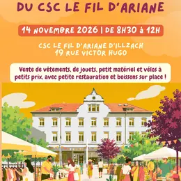 Braderie du CSC Le Fil d’Ariane à Illzach