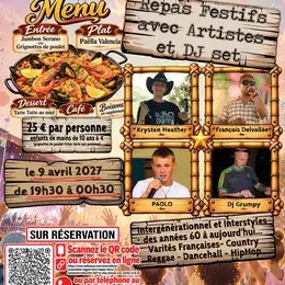 RETINACTION 2027 – Repas Dansant avec Artistes et DJ Set