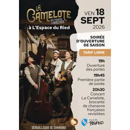 Concert de La Camelote à l'Espace du Ried de Benfeld