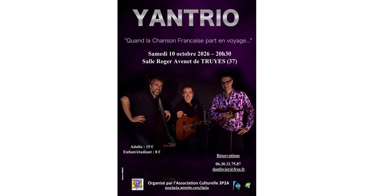 Yantrio, concert organisé par l'association 3P2A