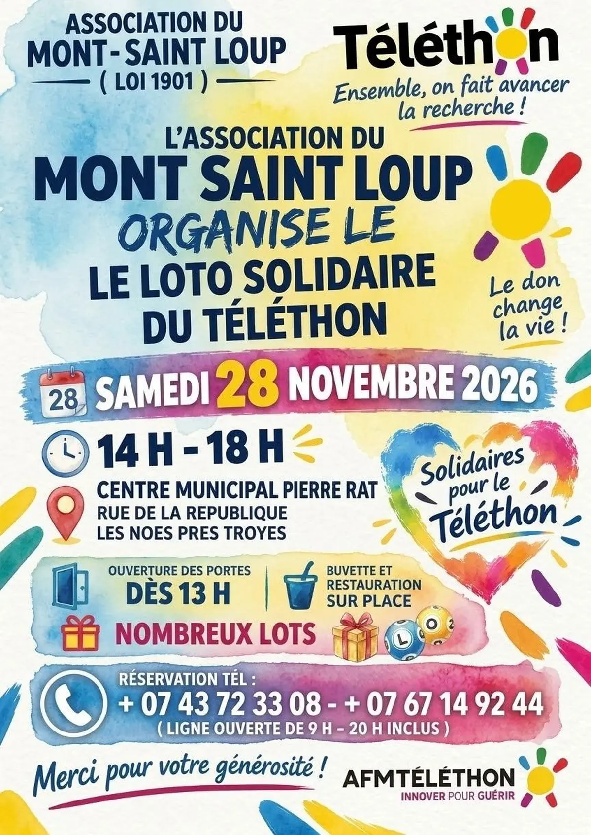 loto du telethon 2026 