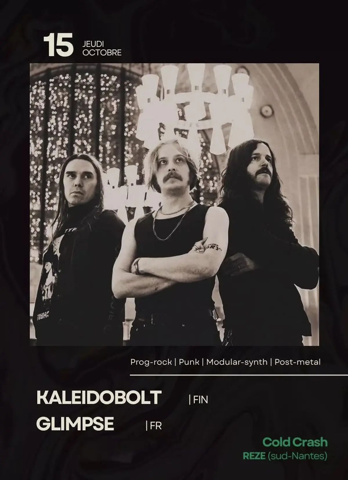 Concert Prog-rock/Hard-rock: Kaleidobolt +  Glimpse