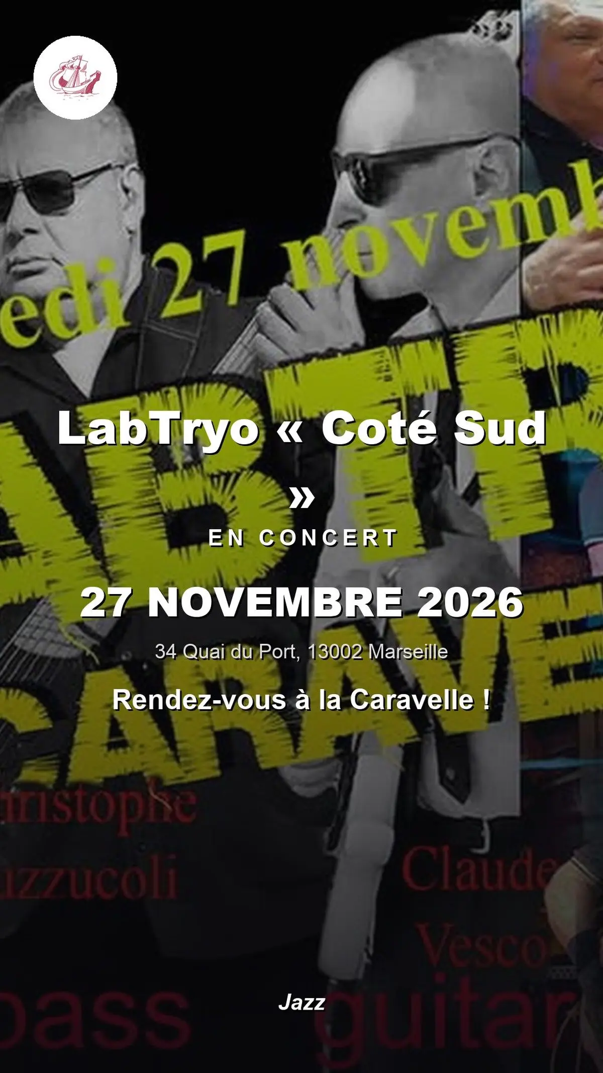 LabTryo « Côté Sud » en concert à La Caravelle