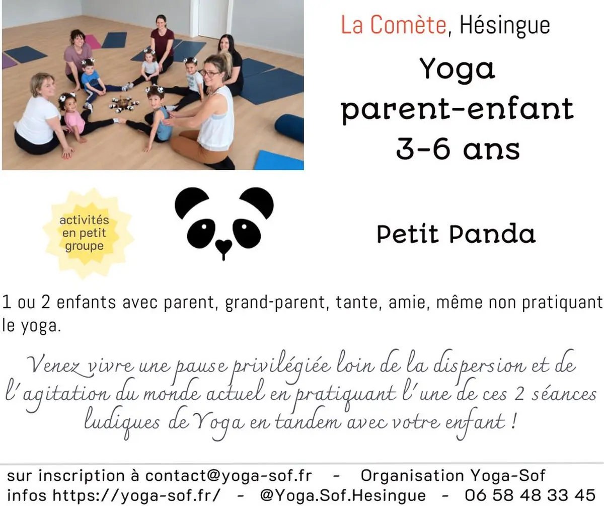 Yoga duo parent-enfant 3-6 ans à La Comète, Hésingue