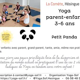 Yoga duo parent-enfant 3-6 ans à La Comète, Hésingue