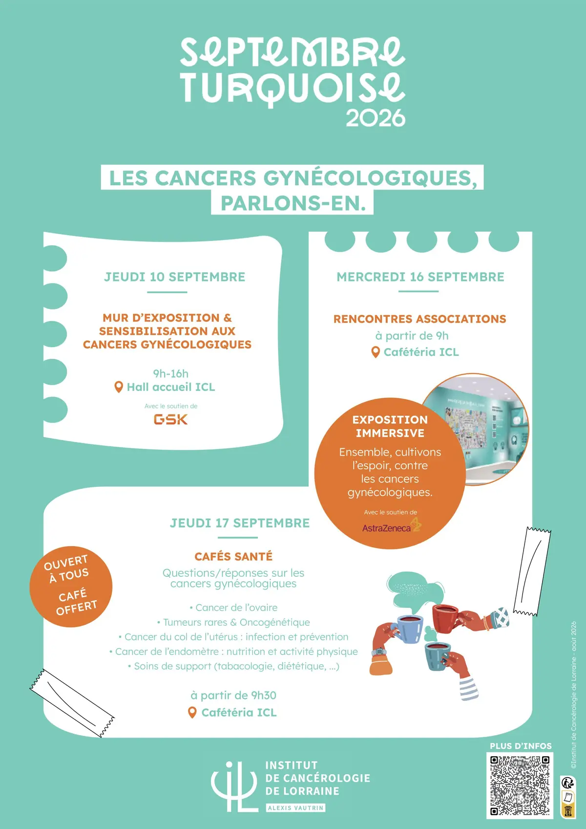 Septembre turquoise : les cancers gynécologiques, parlons-en