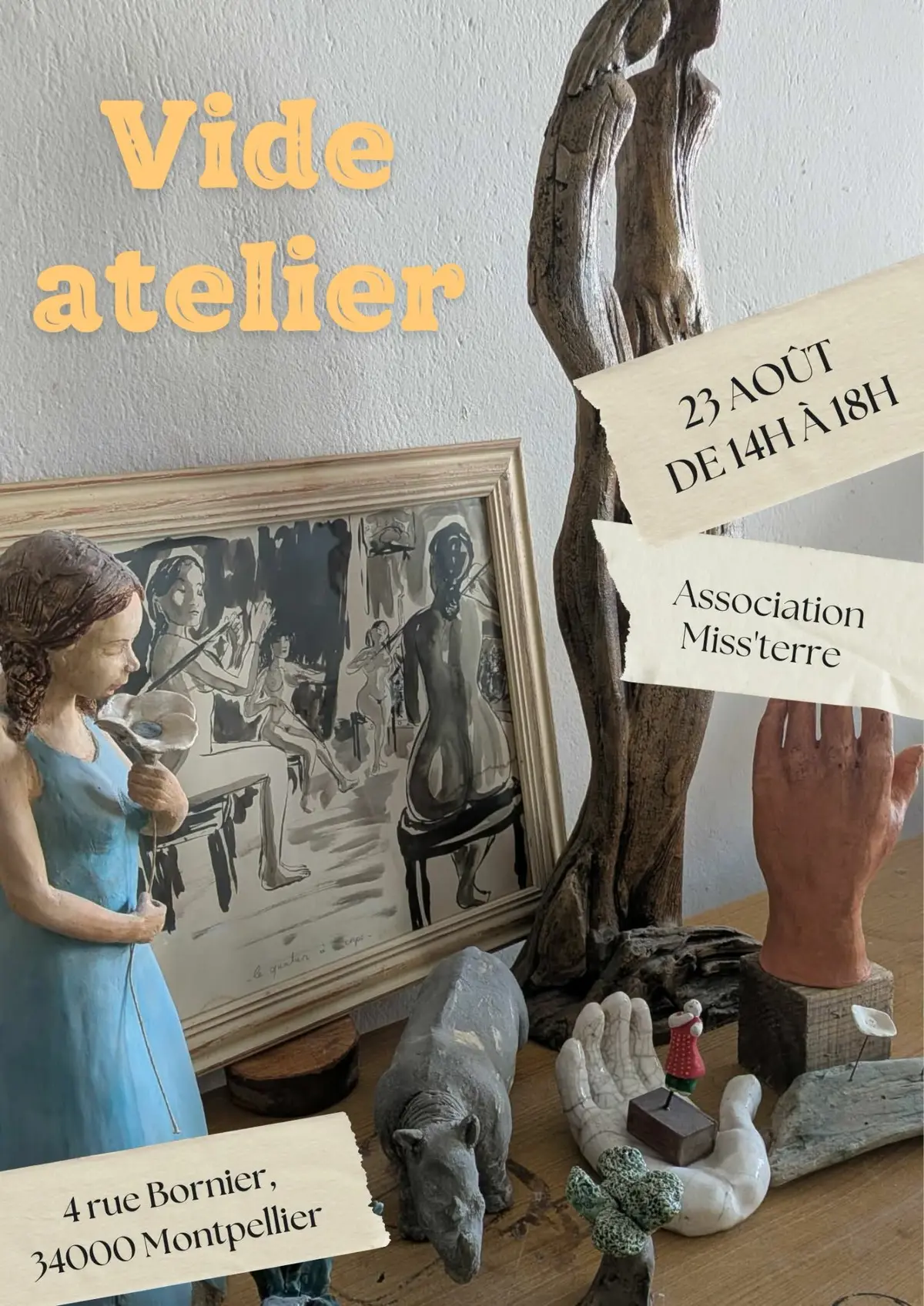 Vide atelier de l'association Miss'terre 