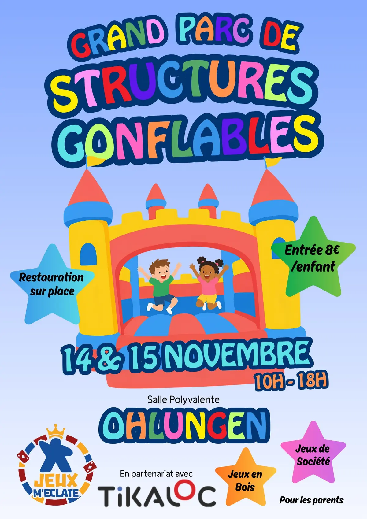 Grand Parc de Structures Gonflables