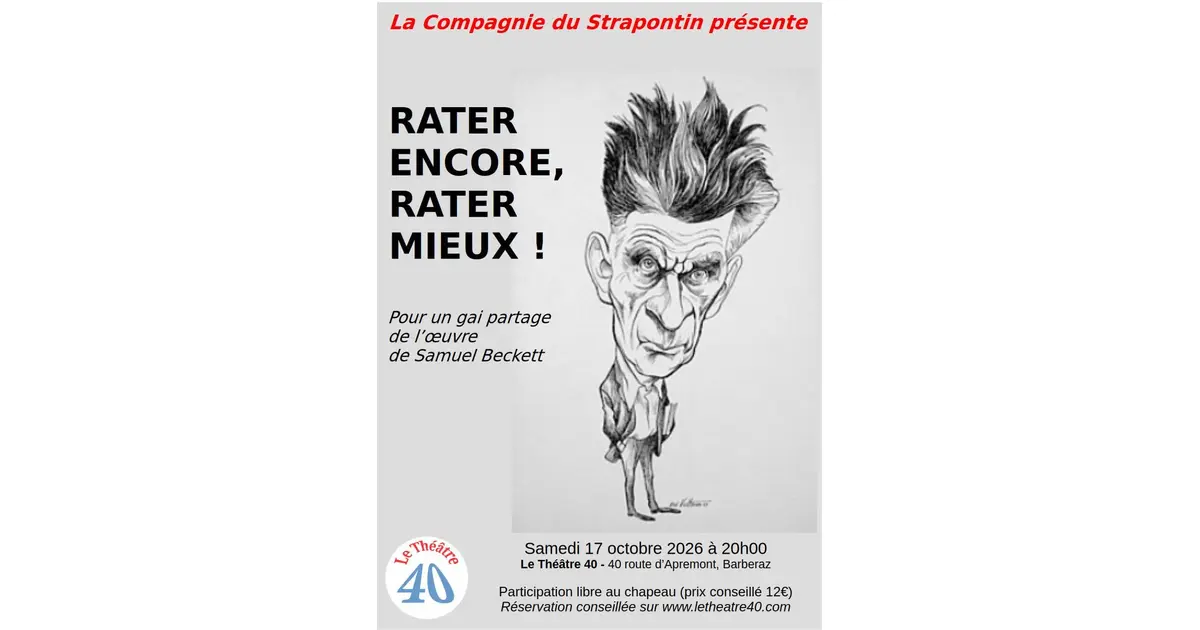 Rater encore, rater mieux !