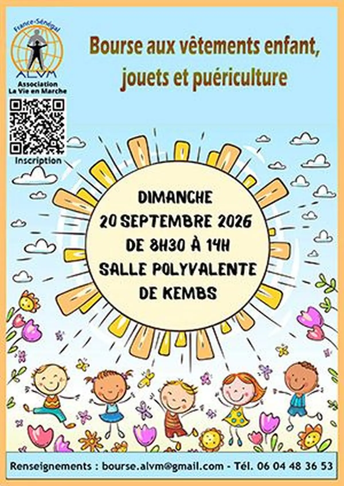 Bourse aux vêtements , jouets et materiels petite enfance