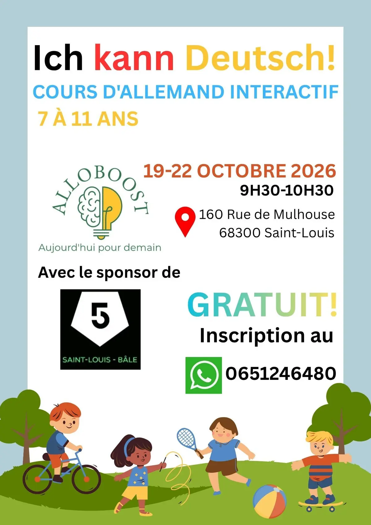 Cours d'allemand interactif 7-11 ans