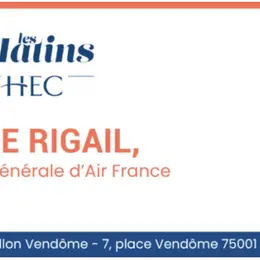 Matin HEC avec Anne Rigail, directrice générale d'Air France