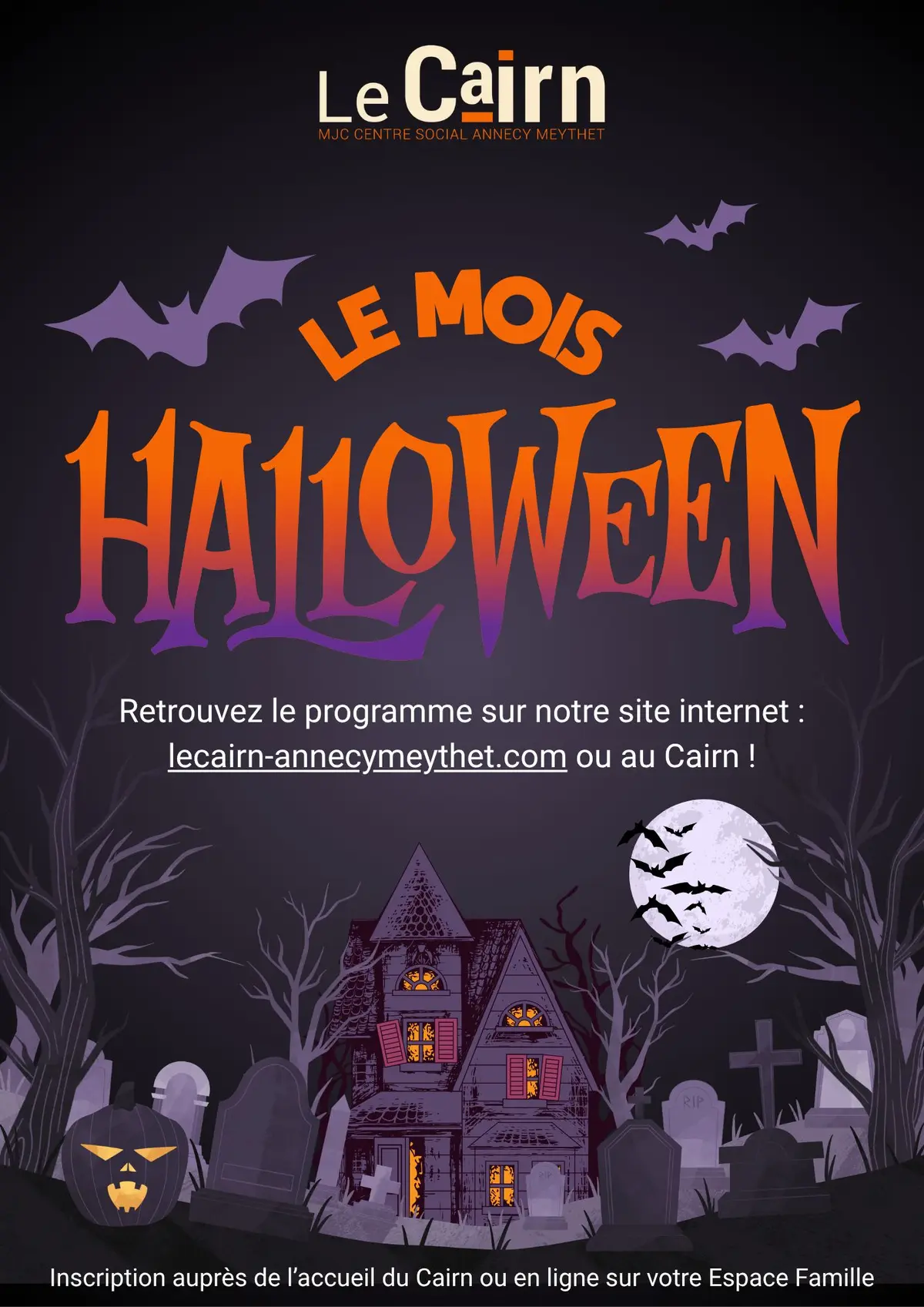Le mois d'Halloween au Cairn