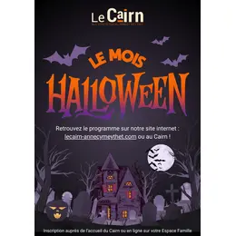 Le mois d'Halloween au Cairn
