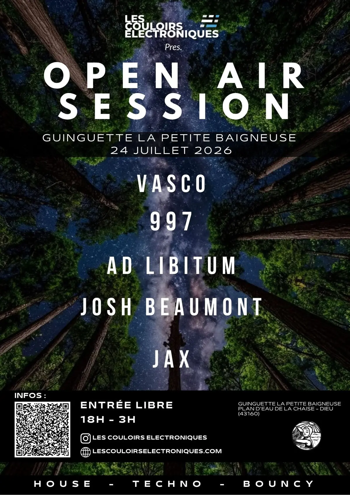 Open air session - Guinguette  w/ Vasco, 997, Ad, Libitum & more