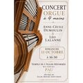 Concert orgue &agrave; 4 Mains