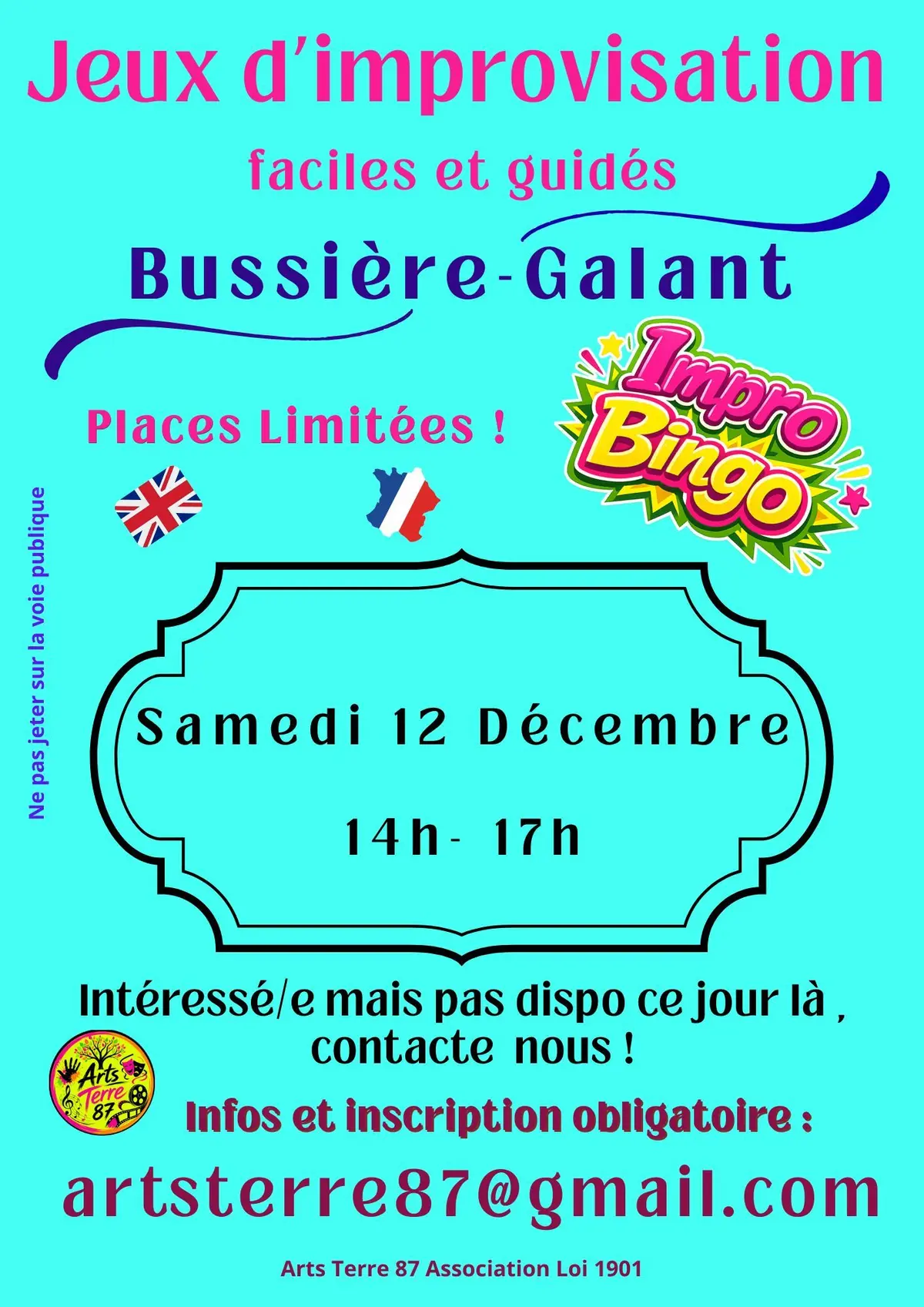 Impro théâtre ImproBingo Bussière Galant