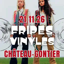 Grande vente de fripes et vinyles. Château-Gontier (53)
