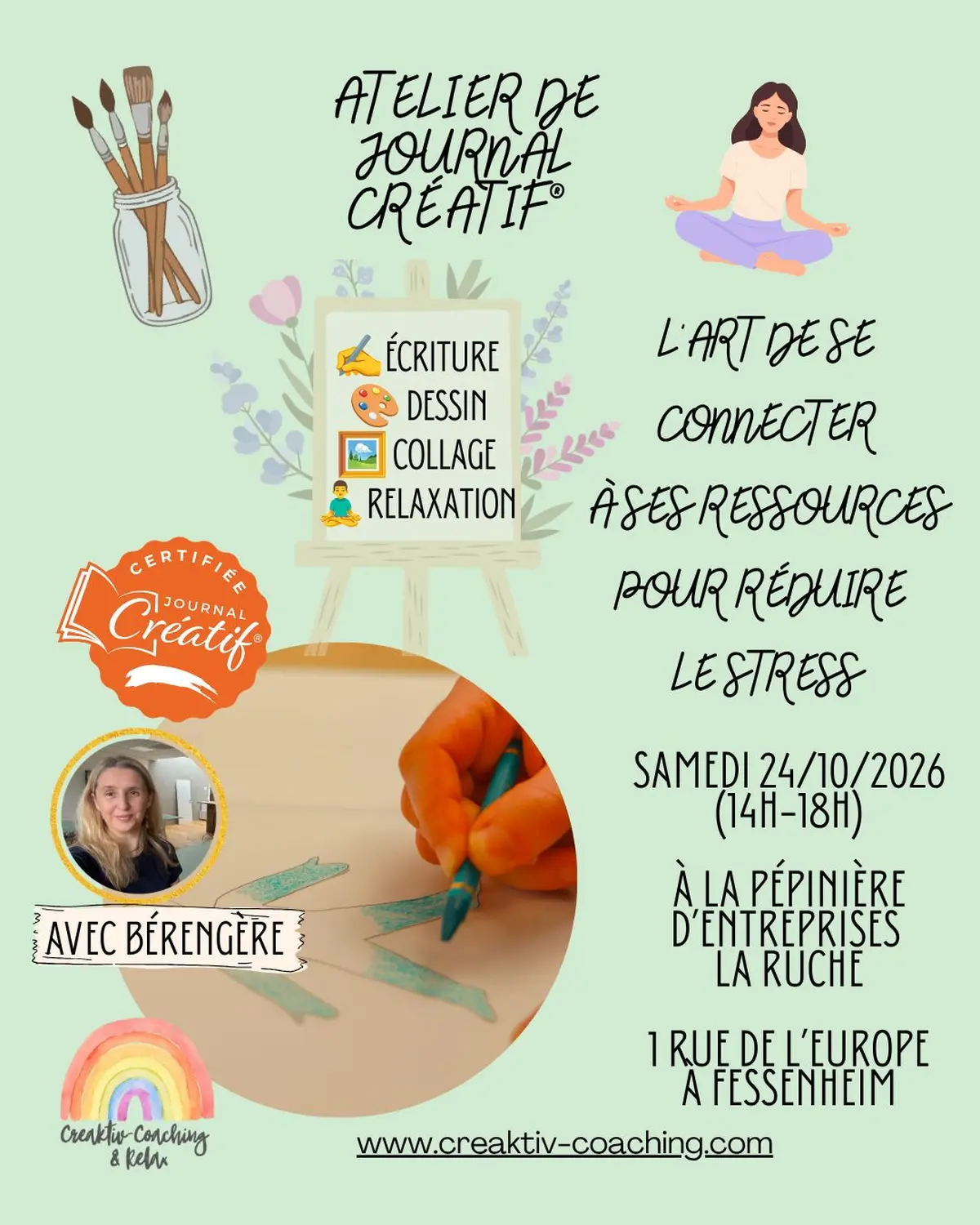 Atelier de Journal Créatif pour réduire le stress