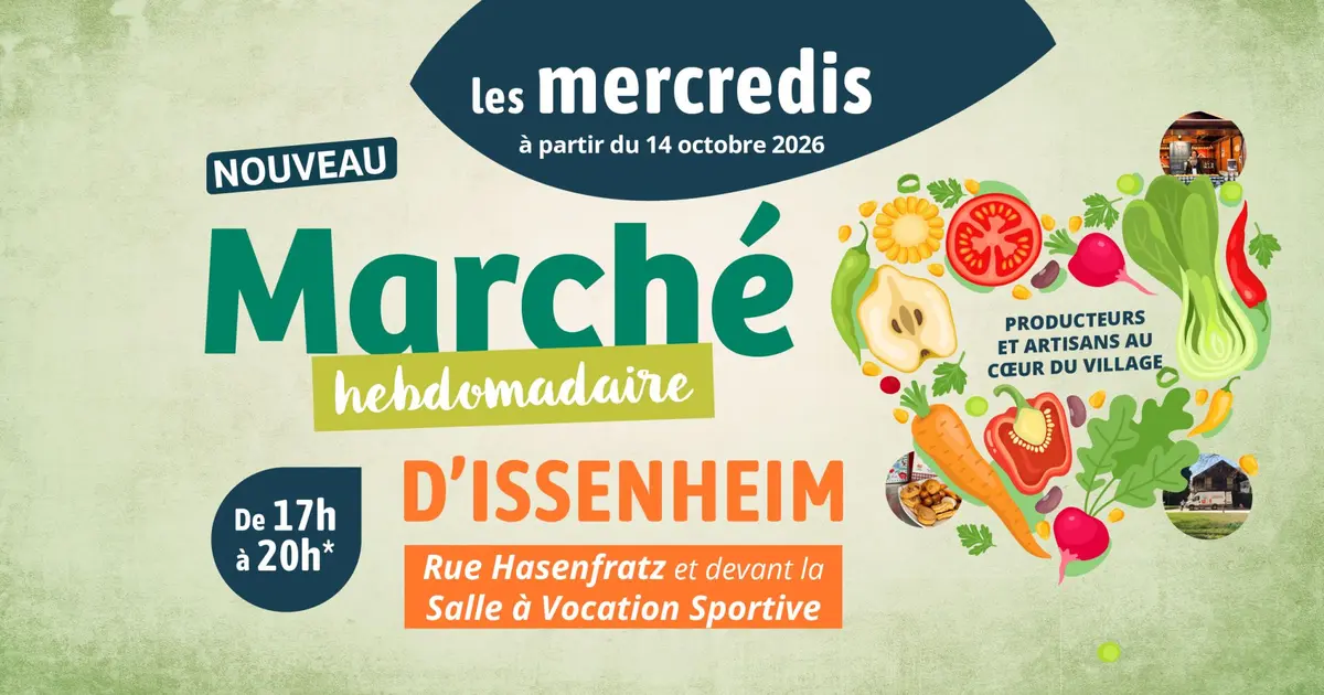 Marché hebdomadaire d'Issenheim