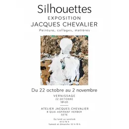 Silhouettes : exposition peintures-collages Atelier Jacques Chevalier