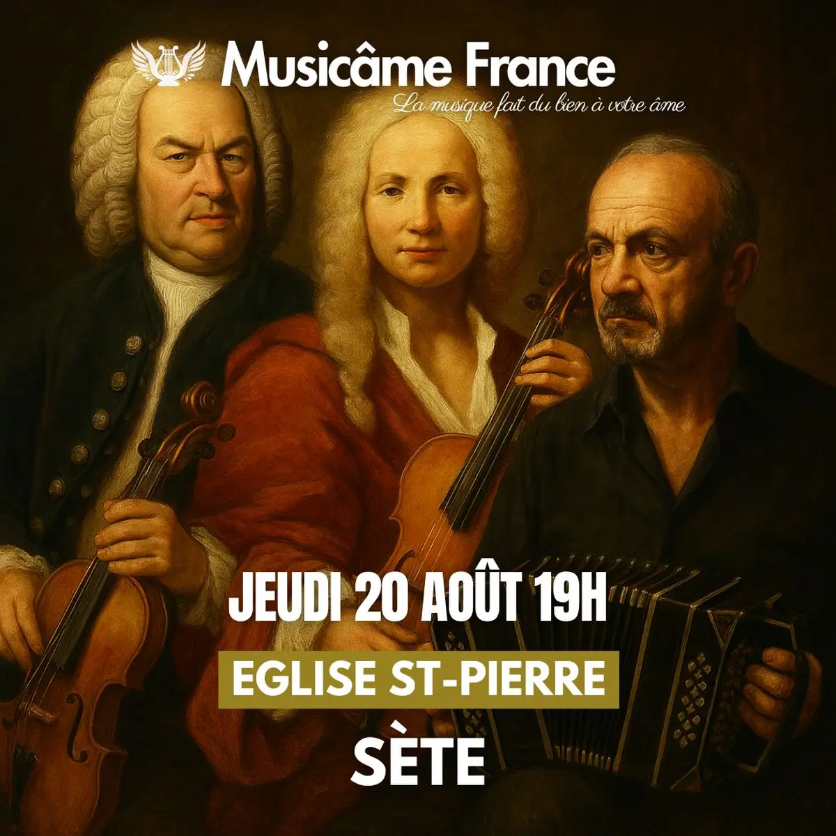 Concert à Sète : Vivaldi x Bach x Piazzolla